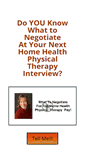 Mobile Screenshot of physicaltherapypay.com